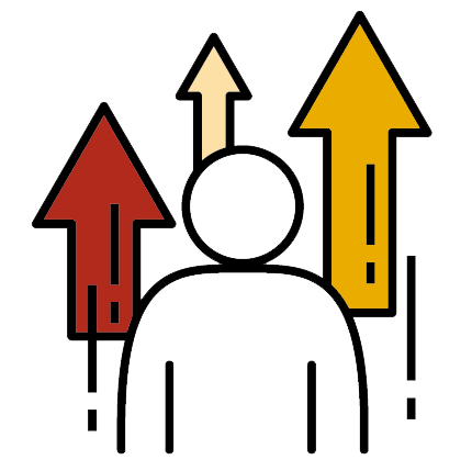 メリットのイラスト