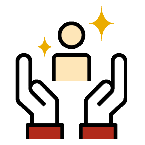 メリットのイラスト
